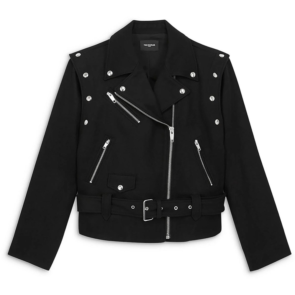The Kooples wool biker jacket size Medium 🖤